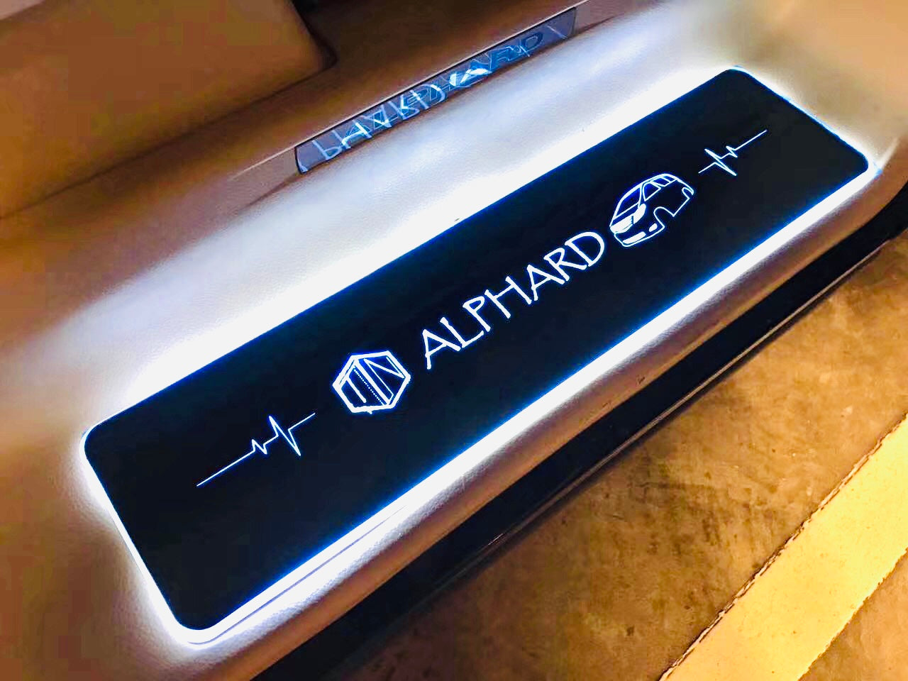 Customized images  for auto  Sill trim Plate