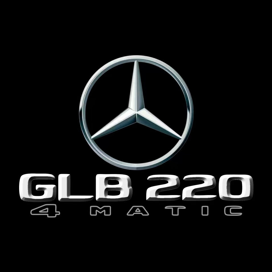 أضواء بروجكتور شعار MERCEDES BENZ رقم 03 (الكمية 1 = 1 مجموعة / 2 أضواء باب)
