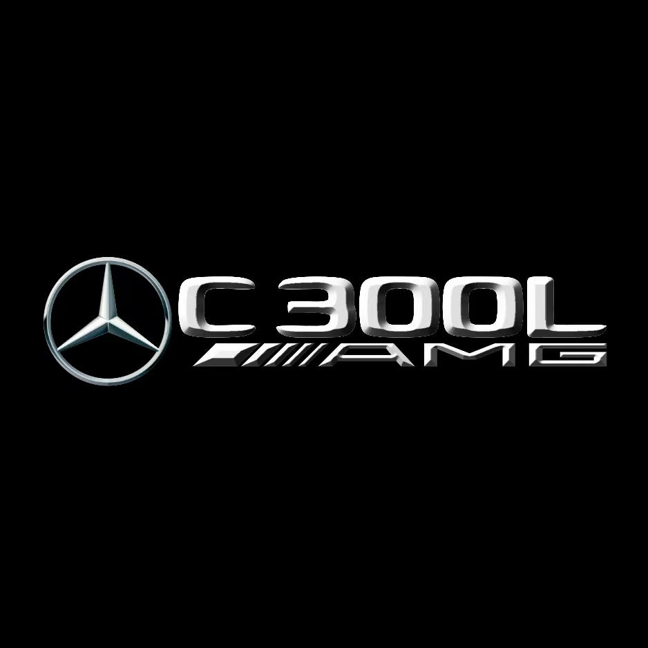 MERCEDES BENZ  C 300L AMG LOGO PROJECTOT LIGHTS  (quantity 1 = 1 sets/2 door lights)Nr.03f035