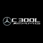 MERCEDES BENZ  C 300L AMG LOGO PROJECTOT LIGHTS  (quantity 1 = 1 sets/2 door lights)Nr.03f035