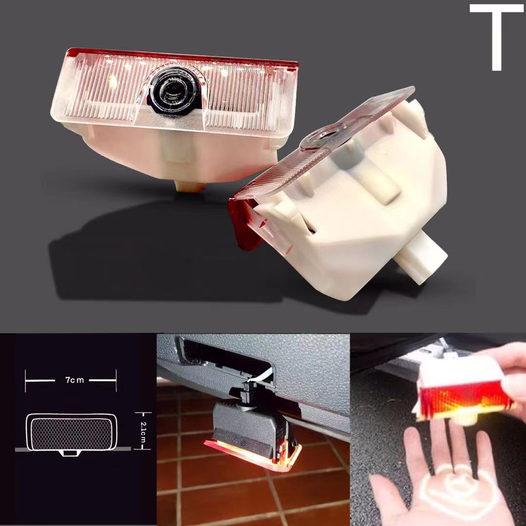 MERCEDES BENZ BRABUS LOGO PROJECTOT LIGHTS Nr.24 (quantité 1 = 1 ensemble/2 feux de porte)