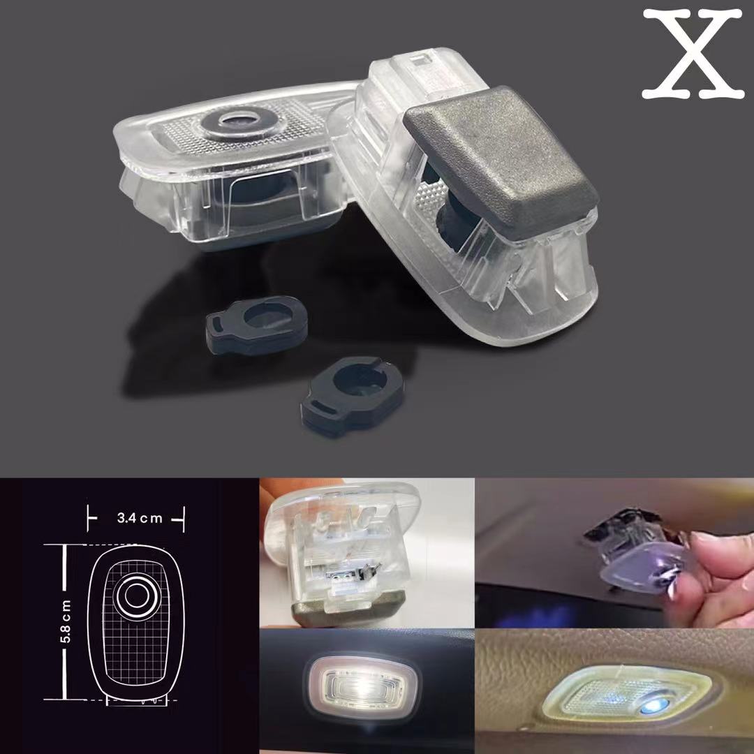 MERCEDES BENZ BRABUS LOGO PROJECTOT LIGHTS Nr.24 (quantité 1 = 1 ensemble/2 feux de porte)