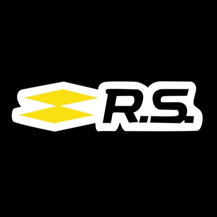 RENAULT RS LOGO PROJECROTR LIGHTS Nr.0955 (quantity  1 =  2 Logo Film & 2 door lights)