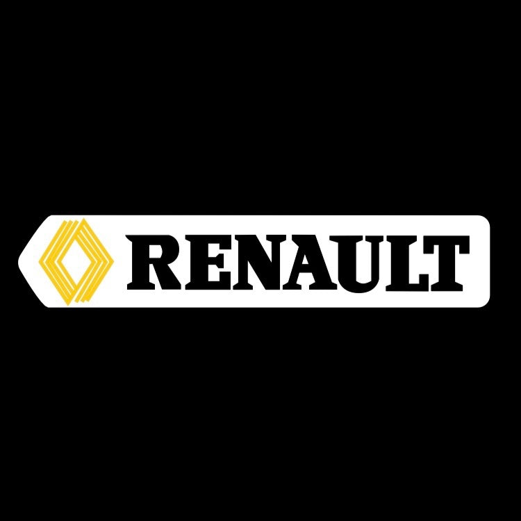 RENAULT ORIGINAL LOGO PROJECROTR LIGHTS Nr.0954 (quantity  1 =  2 Logo Film & 2 door lights)