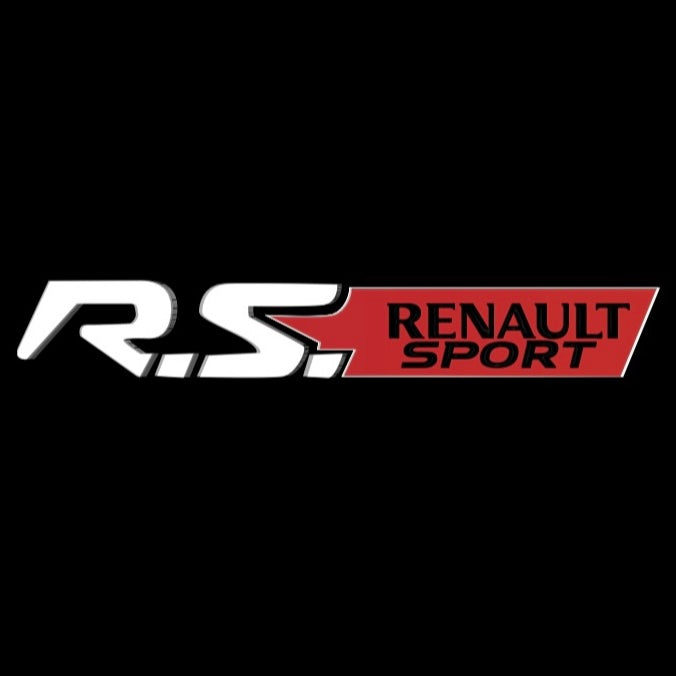 RENAULT Sport LOGO PROJECROTR LIGHTS Nr.0952 (quantity  1 =  2 Logo Film & 2 door lights)