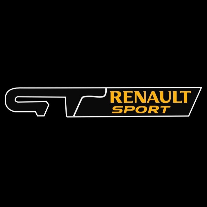 RENAULT GT LOGO PROJECROTR LIGHTS Nr.0947 (quantity  1 =  2 Logo Film & 2 door lights)