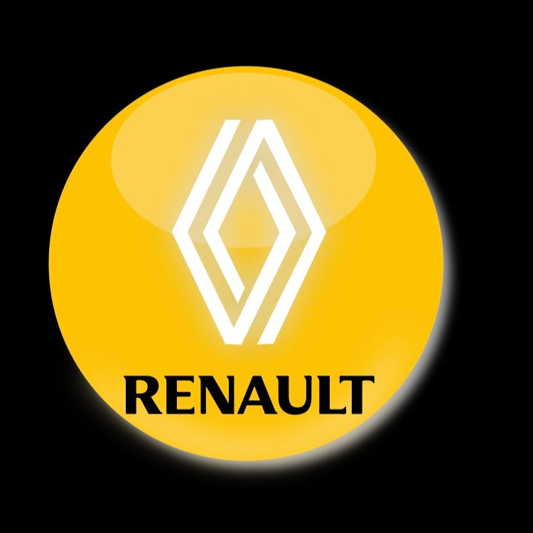 RENAULT ORIGINAL LOGO PROJECROTR LIGHTS Nr.0946 (quantity  1 =  2 Logo Film & 2 door lights)