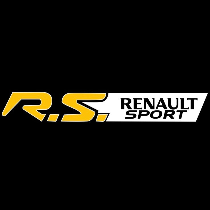 RENAULT RS LOGO PROJECROTR LIGHTS Nr.0940 (quantity  1 =  2 Logo Film & 2 door lights)