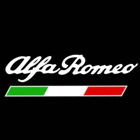 Alfa Romeo ORIGINAL White Color LOGO PROJECTOT LIGHTS (quantity  1 =  2 Logo Film /  2 door lights)Nr.0c6A1