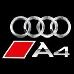 AUDI LOGO PROJECT LIGHTS Nr.120 (quantità 1= 2 Logo Films /2 porta luci）