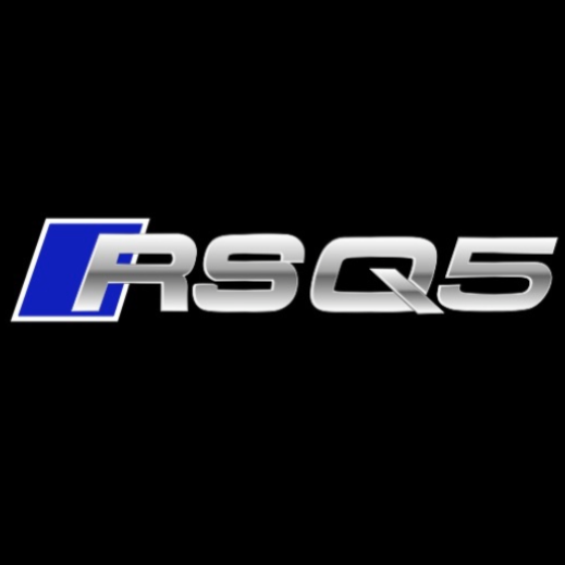 AUDI LOGO PROJECT LIGHTS Nr.120 (quantità 1= 2 Logo Films /2 porta luci）