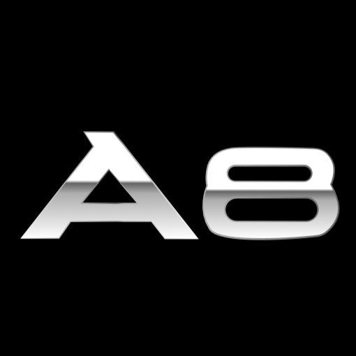 AUDI A8 LOGO PROJECTOT LIGHTS Nr.46B4(quantity 1 = 2 Logo Films /2 door lights）