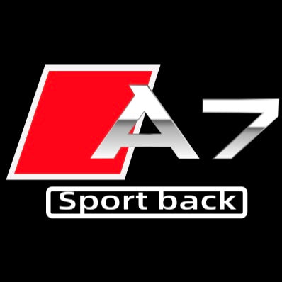 AUDI  A7 LOGO PROJECTOT LIGHTS  (quantity 1 = 2 Logo Films /2 door lights）Nr.12B85