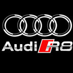 AUDI  R8 LOGO PROJECTOT LIGHTS  (quantity 1 = 2 Logo Films /2 door lights）Nr.12B54