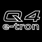 AUDI  Q4 LOGO PROJECTOT LIGHTS  (quantity 1 = 2 Logo Films /2 door lights）Nr.12B55