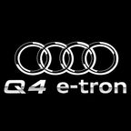 AUDI  Q4 LOGO PROJECTOT LIGHTS  (quantity 1 = 2 Logo Films /2 door lights）Nr.12B22