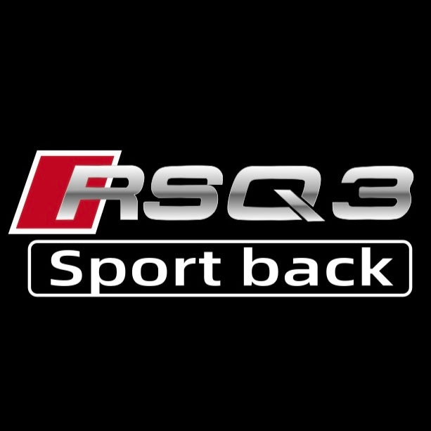 LUCES DE PROYECTOR LOGO AUDI No 120 (cantidad 1 = 2 películas con logotipo / 2 luces de puerta)