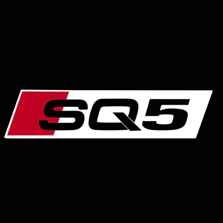 AUDI LOGO PROJECTOT LIGHTS Nr.120 (Menge 1 = 2 Logofolien /2 Türleuchten)