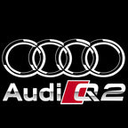 AUDI LOGO PROJECT LIGHTS Nr.120 (quantità 1= 2 Logo Films /2 porta luci）