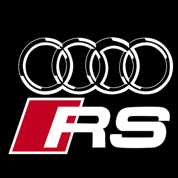 AUDI LOGO PROJECTOT LIGHTS Nr.120 (quantité 1 = 2 Logo Films /2 feux de porte)