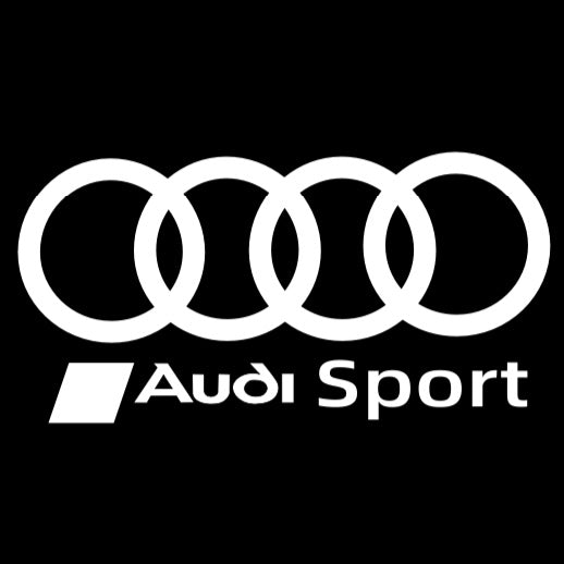 AUDI  SPORT LOGO PROJECTOT LIGHTS  (quantity 1 = 2 Logo Films /2 door lights）Nr.12B71