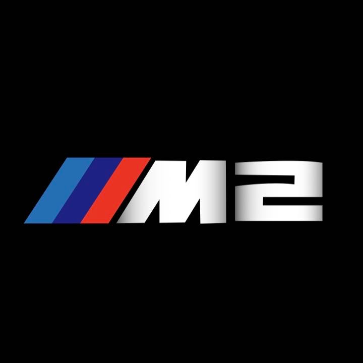 LUCES DE PROYECTOR DEL LOGOTIPO BMW M3 Nr.24 (cantidad 1 = 1 juegos / 2 luces de puerta)