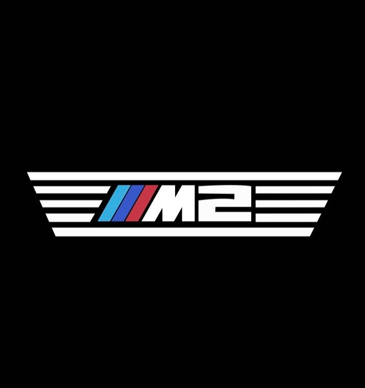 LUCES DE PROYECTOR DEL LOGOTIPO BMW M3 Nr.24 (cantidad 1 = 1 juegos / 2 luces de puerta)