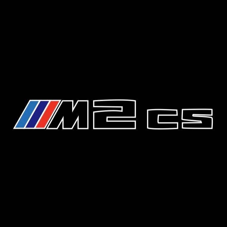 ÉCLAIRAGE DE PROJECTEUR BMW M3 LOGO Nr.24 (quantité 1 = 1 jeux / 2 feux de porte)