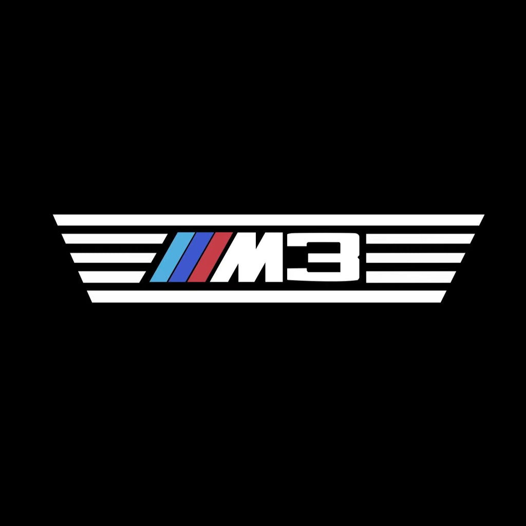 BMW M3 LOGO PROJECTOT LIGHTS Nr.24 (Menge 1 = 1 Sets/2 Türleuchten)