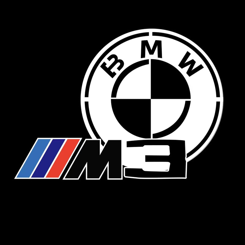 BMW M3 LOGO PROJECTOT LIGHTS Nr.24 (quantità 1 = 1 set/2 luci porta)