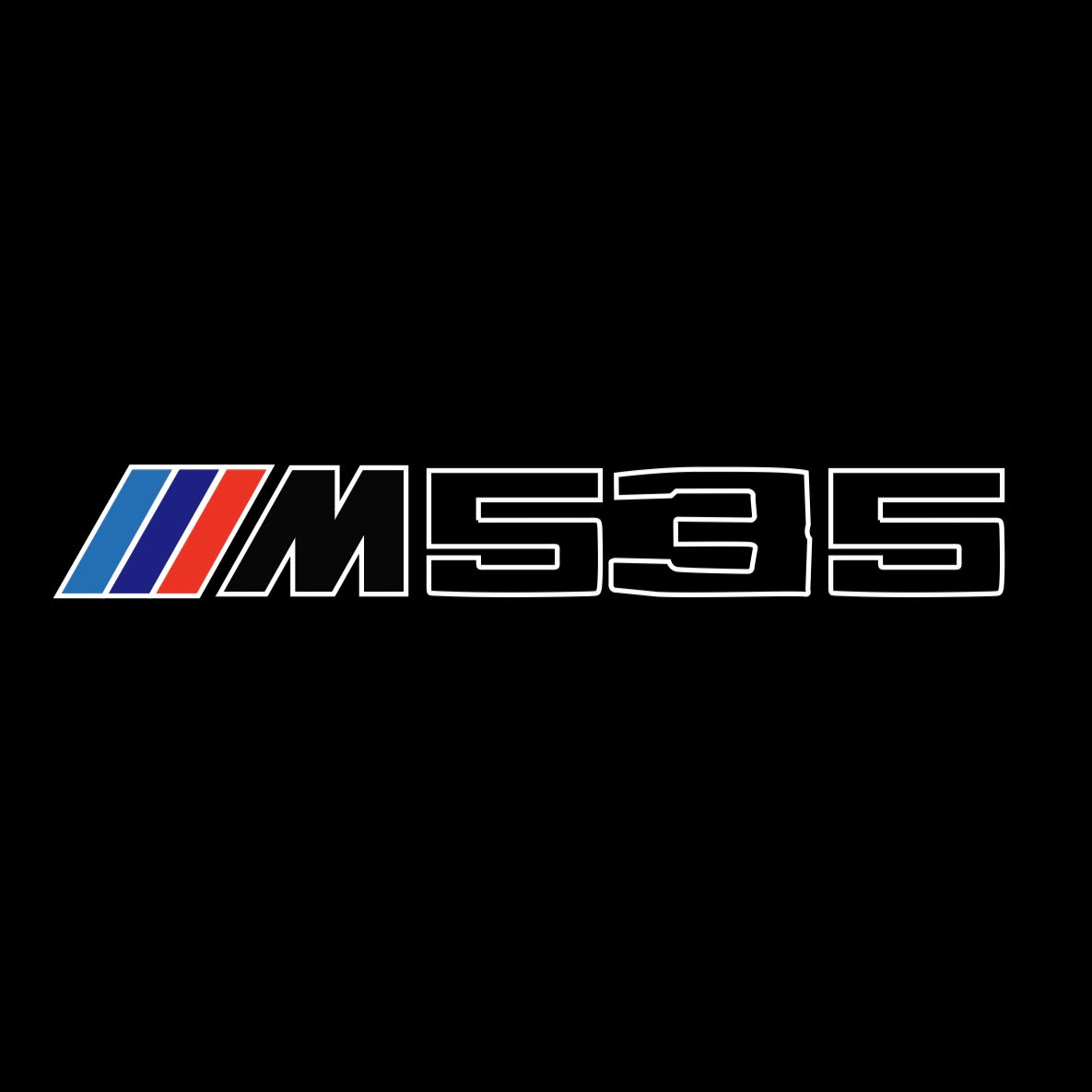 BMW M3 LOGO PROJECTOR LIGHTS Nr.24 (الكمية 1 = 1 مجموعة / 2 أضواء باب)