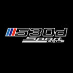 BMW M3 LOGO PROJECTOT LIGHTS Nr.24 (quantità 1 = 1 set/2 luci porta)