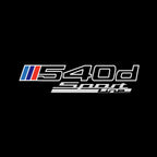 BMW M3 LOGO PROJECTOT LIGHTS Nr.24 (quantità 1 = 1 set/2 luci porta)