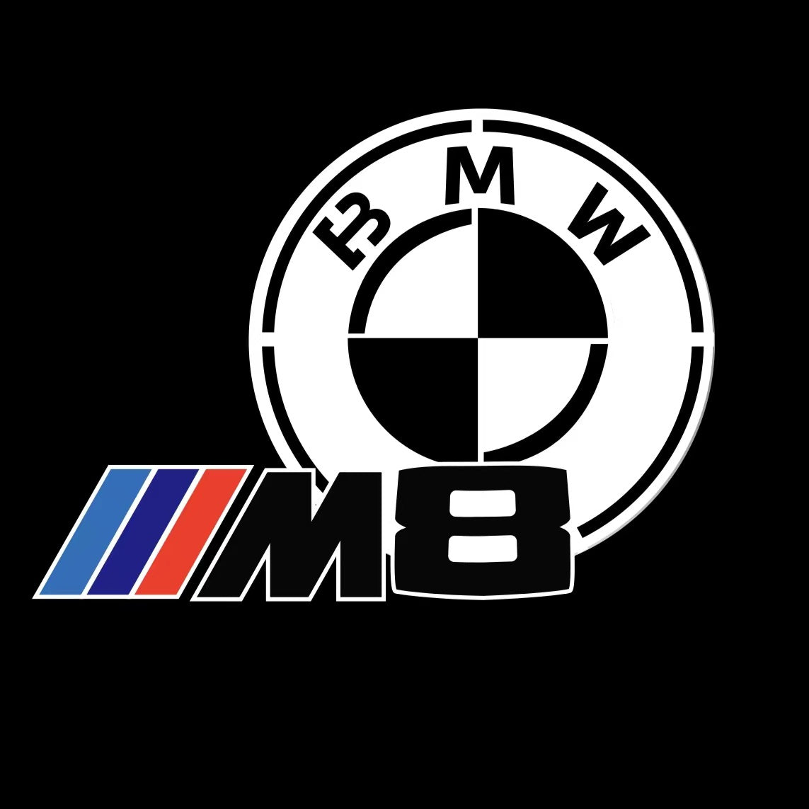 BMW M3 LOGO PROJECTOT LIGHTS Nr.24 (quantità 1 = 1 set/2 luci porta)