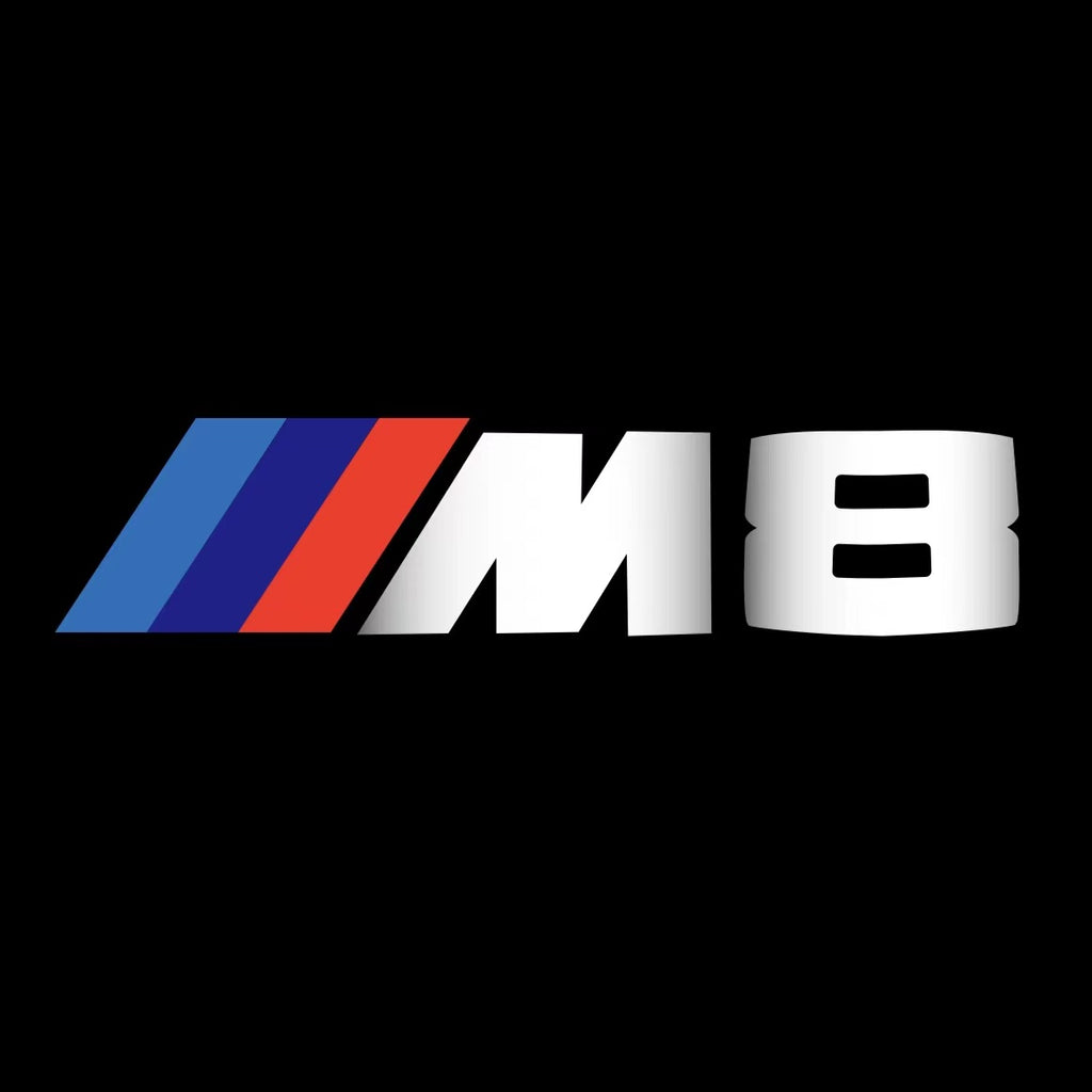 BMW 8 SERIES M8   LOGO PROJECTOT LIGHTS (quantity 1 = 1 sets/2 door lights) Nr.6024S06