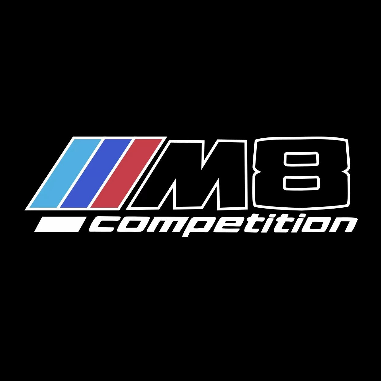 LUCES DE PROYECTOR DEL LOGOTIPO BMW M3 Nr.24 (cantidad 1 = 1 juegos / 2 luces de puerta)