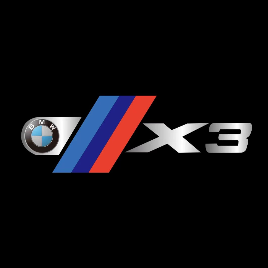 ÉCLAIRAGE DE PROJECTEUR BMW M3 LOGO Nr.24 (quantité 1 = 1 jeux / 2 feux de porte)