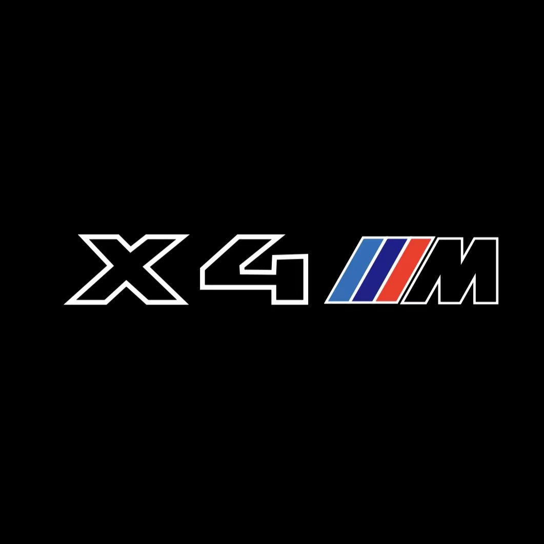 ÉCLAIRAGE DE PROJECTEUR BMW M3 LOGO Nr.24 (quantité 1 = 1 jeux / 2 feux de porte)