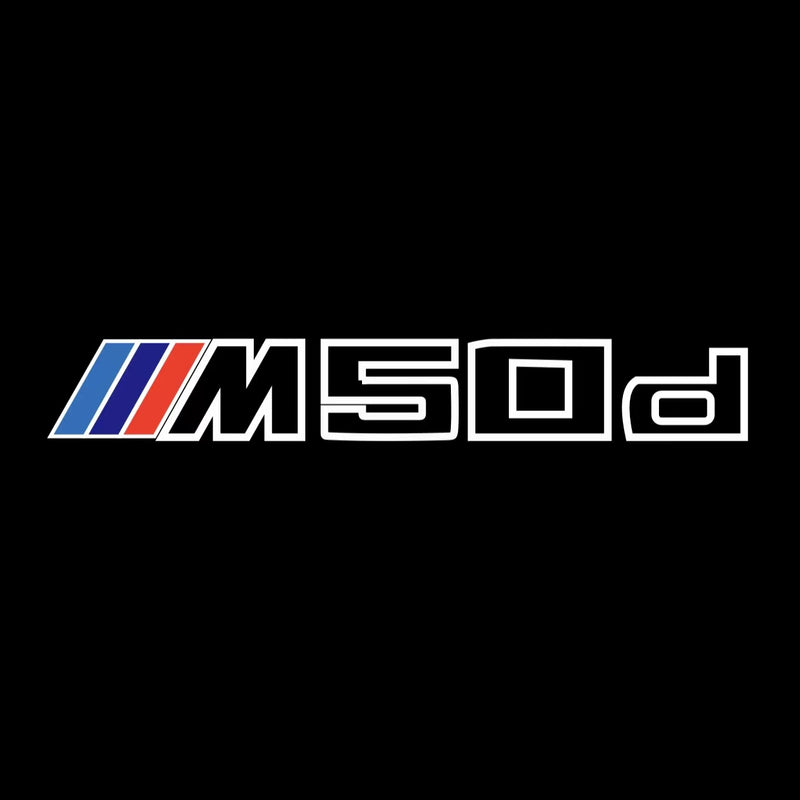 ÉCLAIRAGE DE PROJECTEUR BMW M3 LOGO Nr.24 (quantité 1 = 1 jeux / 2 feux de porte)