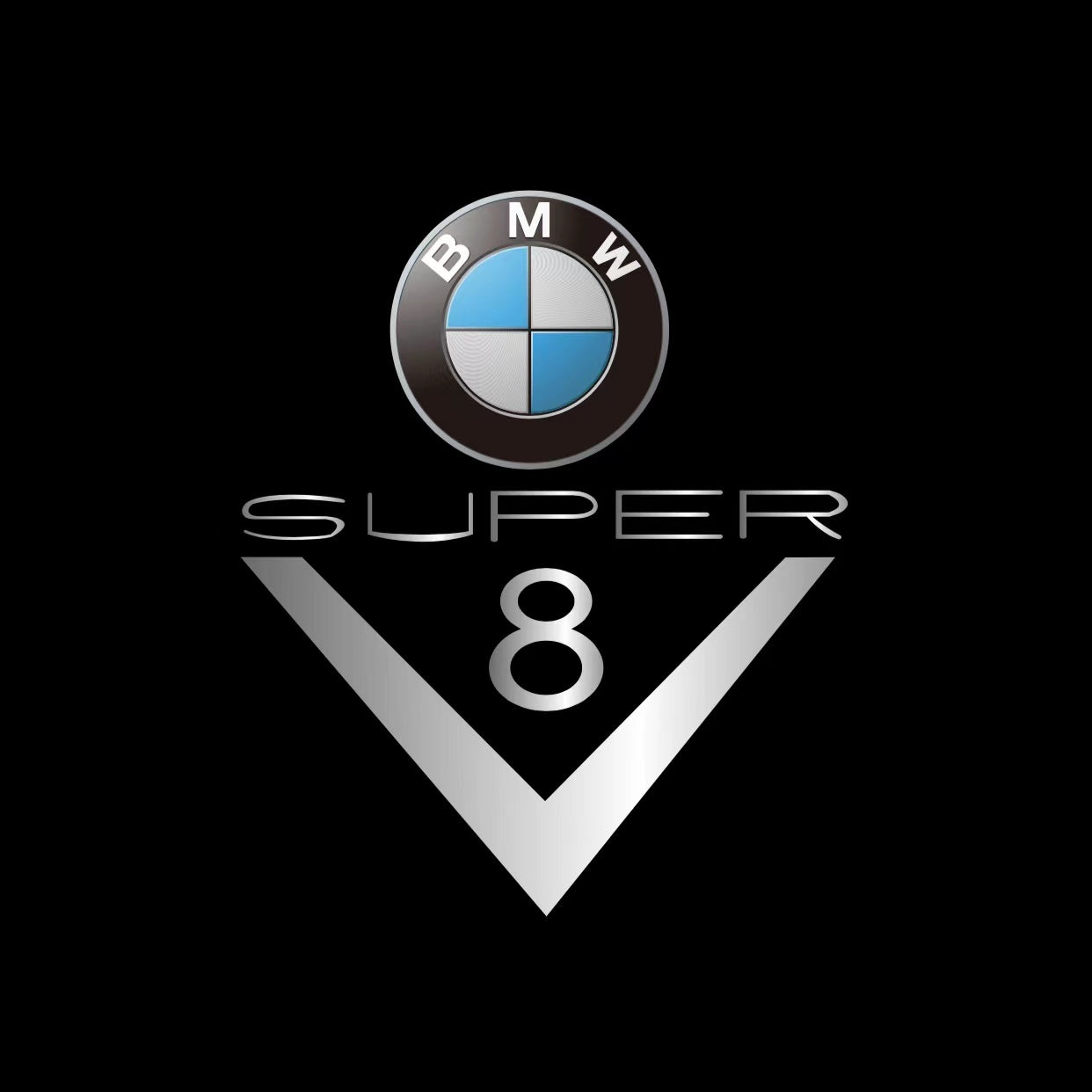 BMW M3 LOGO PROJECTOT LIGHTS Nr.24 (Menge 1 = 1 Sets/2 Türleuchten)