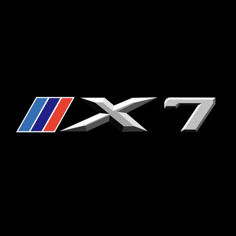 ÉCLAIRAGE DE PROJECTEUR BMW M3 LOGO Nr.24 (quantité 1 = 1 jeux / 2 feux de porte)