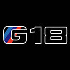 ÉCLAIRAGE DE PROJECTEUR BMW M3 LOGO Nr.24 (quantité 1 = 1 jeux / 2 feux de porte)