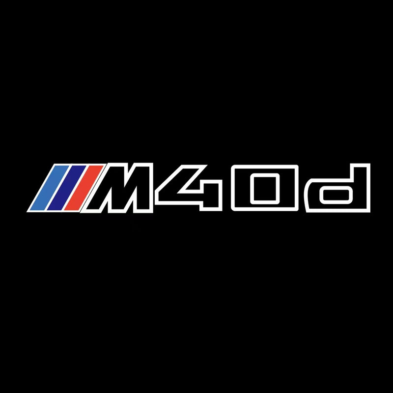 BMW M3 LOGO PROJECTOR LIGHTS Nr.24 (الكمية 1 = 1 مجموعة / 2 أضواء باب)