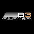 ALPINA B3  LOGO PROJECTOT LIGHTS  (quantity 1 = 1 sets/2 door lights) Nr.07A30