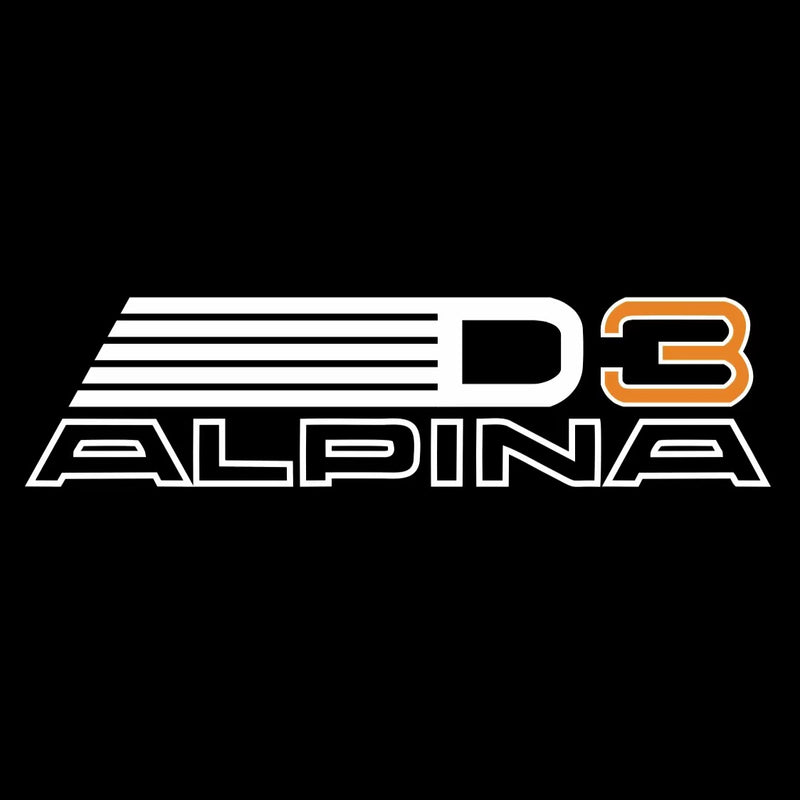 ALPINA D3  LOGO PROJECTOT LIGHTS  (quantity 1 = 1 sets/2 door lights) Nr.07A26