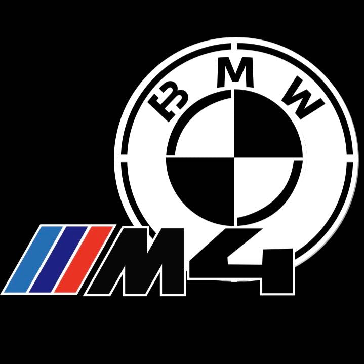 LUCES DE PROYECTOR DEL LOGOTIPO BMW M3 Nr.24 (cantidad 1 = 1 juegos / 2 luces de puerta)