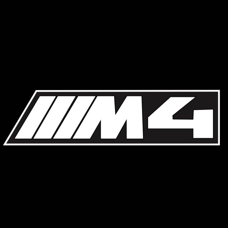 BMW M3 LOGO PROJECTOT LIGHTS Nr.24 (Menge 1 = 1 Sets/2 Türleuchten)