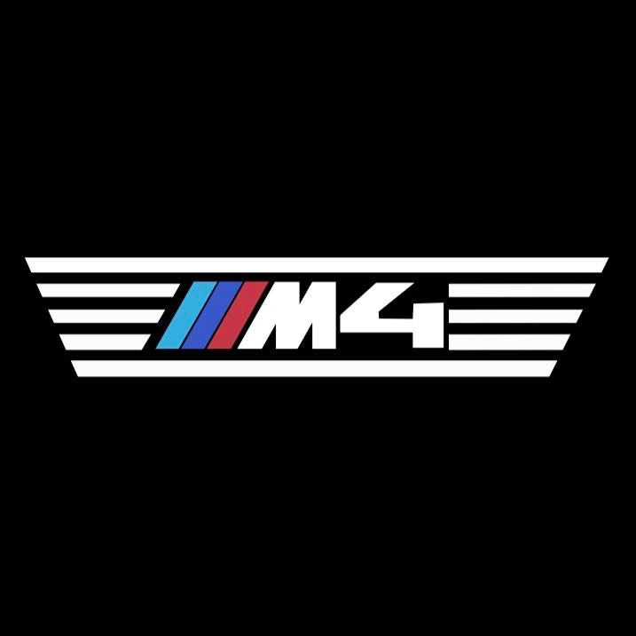 BMW M3 LOGO PROJECTOT LIGHTS Nr.24 (Menge 1 = 1 Sets/2 Türleuchten)