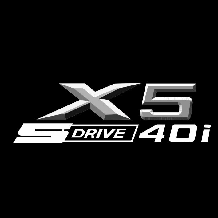 BMW X5  S drive 40i LOGO PROJECTOT LIGHTS (quantity 1 = 1 sets/2 door lights) Nr.6024q0t047