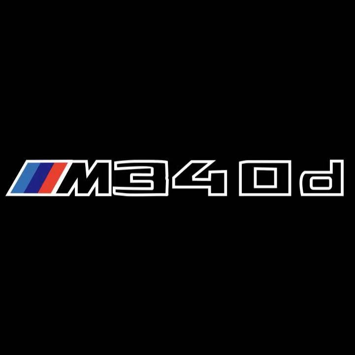 LUCES DE PROYECTOR DEL LOGOTIPO BMW M3 Nr.24 (cantidad 1 = 1 juegos / 2 luces de puerta)